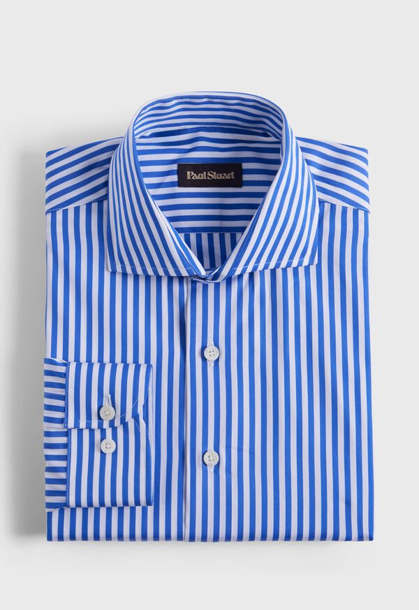 Blue Paul Stuart Cotton Bengal Stripe | UK_PAUL39721