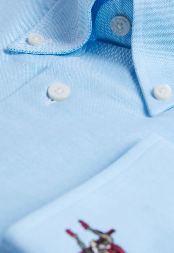 Blue Paul Stuart Cotton Oxford | UK_PAUL90373