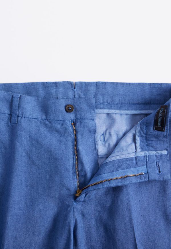 Blue Paul Stuart Garment Washed Linen | UK_PAUL56588