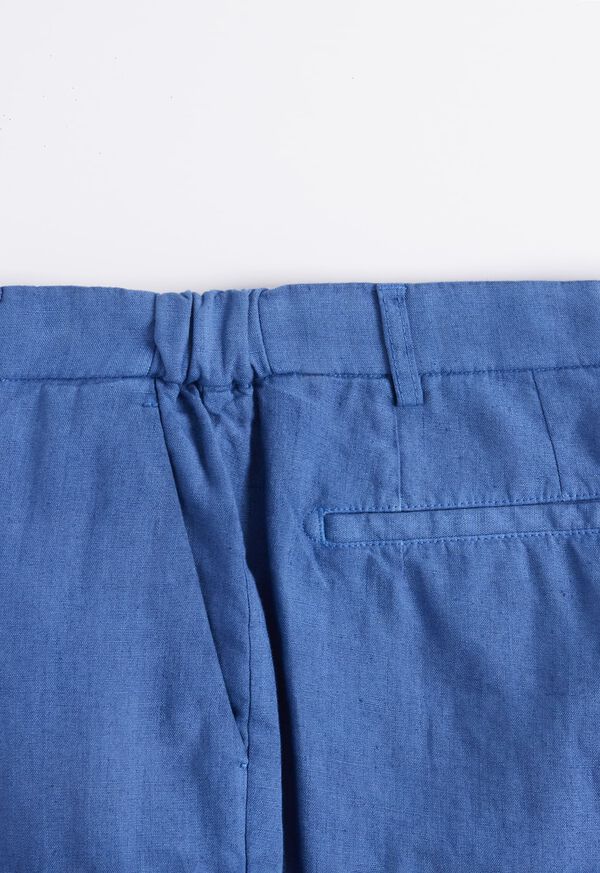 Blue Paul Stuart Garment Washed Linen | UK_PAUL56588