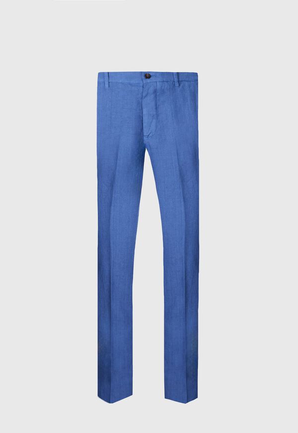 Blue Paul Stuart Garment Washed Linen | UK_PAUL56588