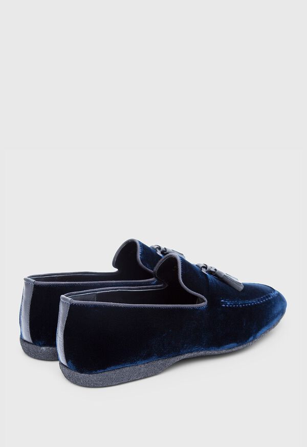 Blue Paul Stuart Hope Velvet Slip-On | UK_PAUL47534