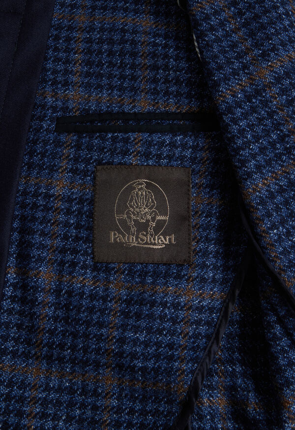 Blue Paul Stuart Plaid with Removable Vest | UK_PAUL51030