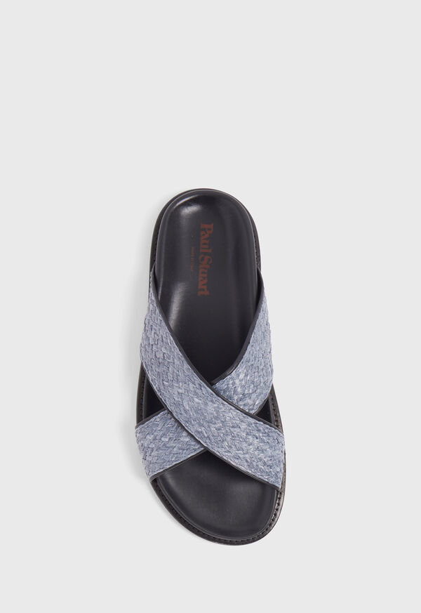 Blue Paul Stuart Punta II Raffia Crossover | UK_PAUL39476