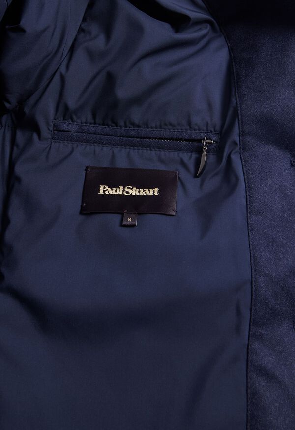 Blue Paul Stuart Quilted Wool Jacket | UK_PAUL11132