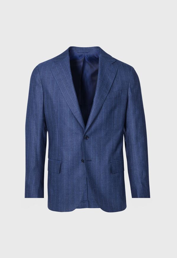 Blue Paul Stuart Super 120s Wool Stripe | UK_PAUL88922