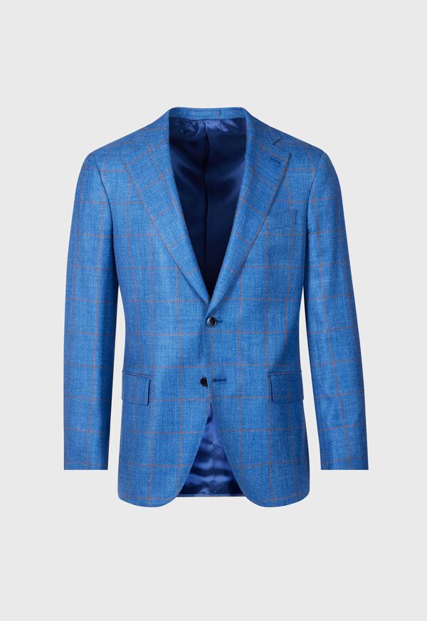 Blue Paul Stuart Windowpane | UK_PAUL88051