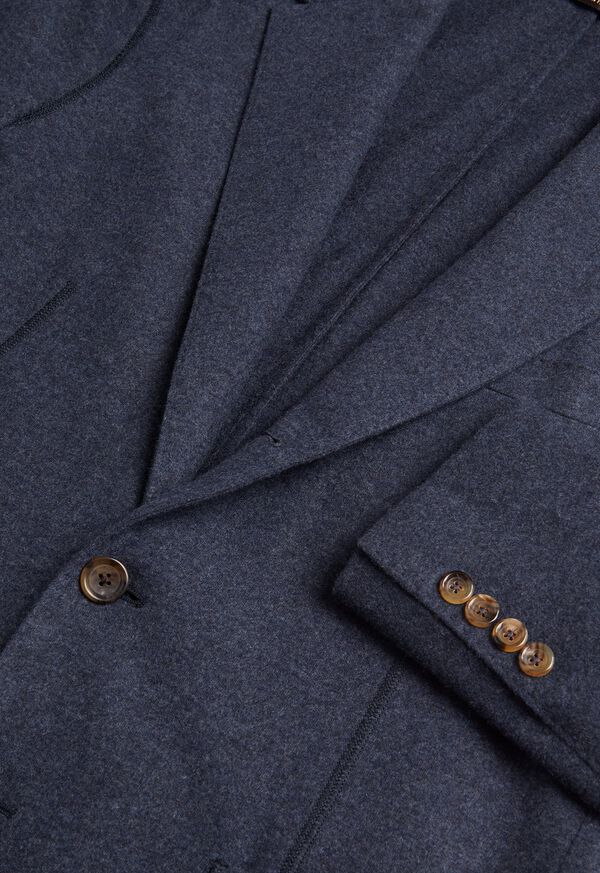 Blue Paul Stuart Wool Cashmere Jersey | UK_PAUL15257