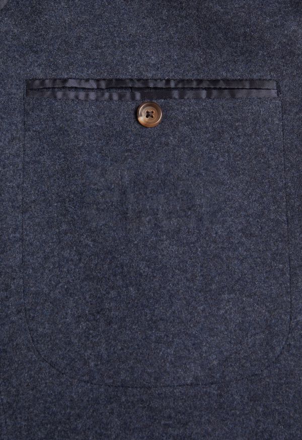 Blue Paul Stuart Wool Cashmere Jersey | UK_PAUL15257