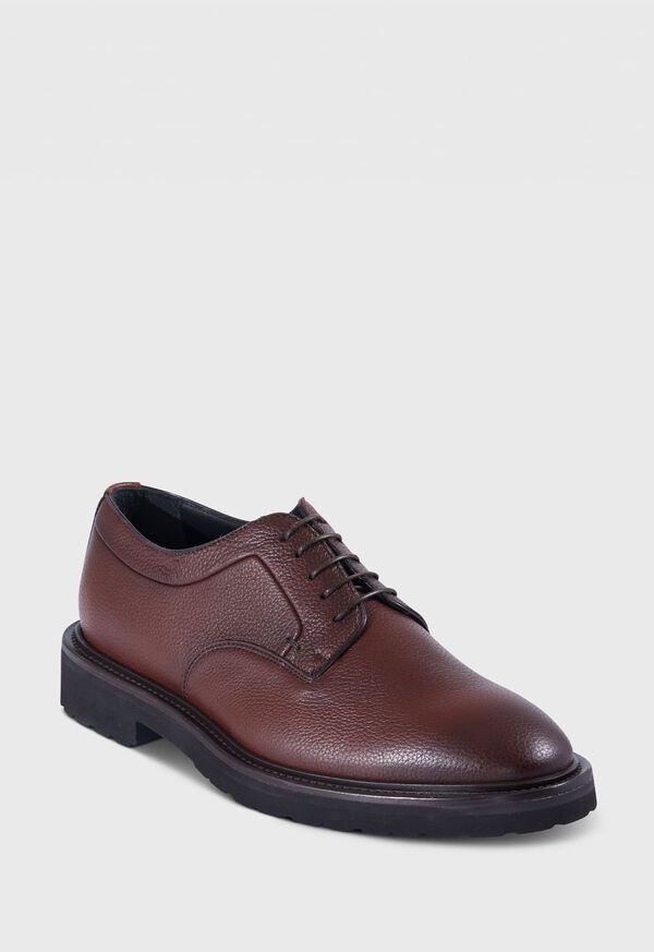 Brown Paul Stuart Bartlett Leather Derby | UK_PAUL12523