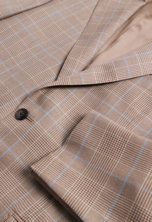 Brown Paul Stuart Cashmere Plaid | UK_PAUL93076