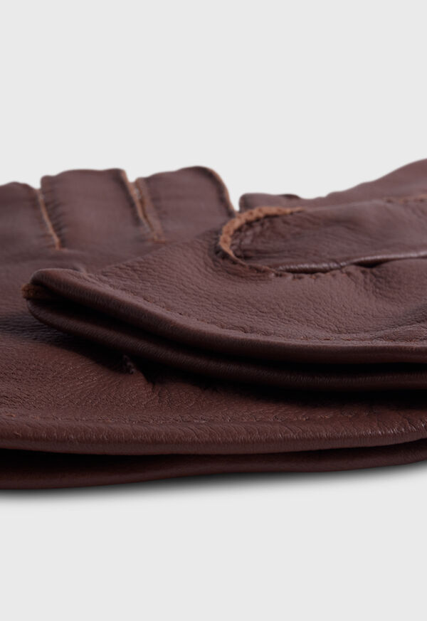 Brown Paul Stuart Deerskin Glove | UK_PAUL30623