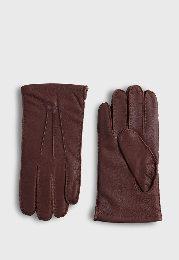 Brown Paul Stuart Deerskin Glove | UK_PAUL30623