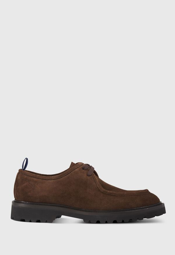 Brown Paul Stuart Hughes II Derby Suede | UK_PAUL87865