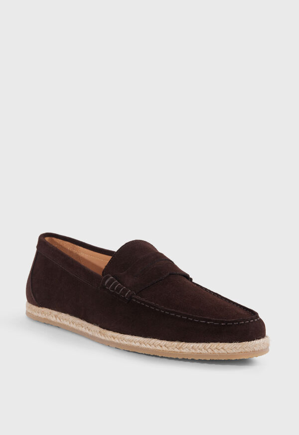 Brown Paul Stuart Huxley Suede Penny | UK_PAUL30467