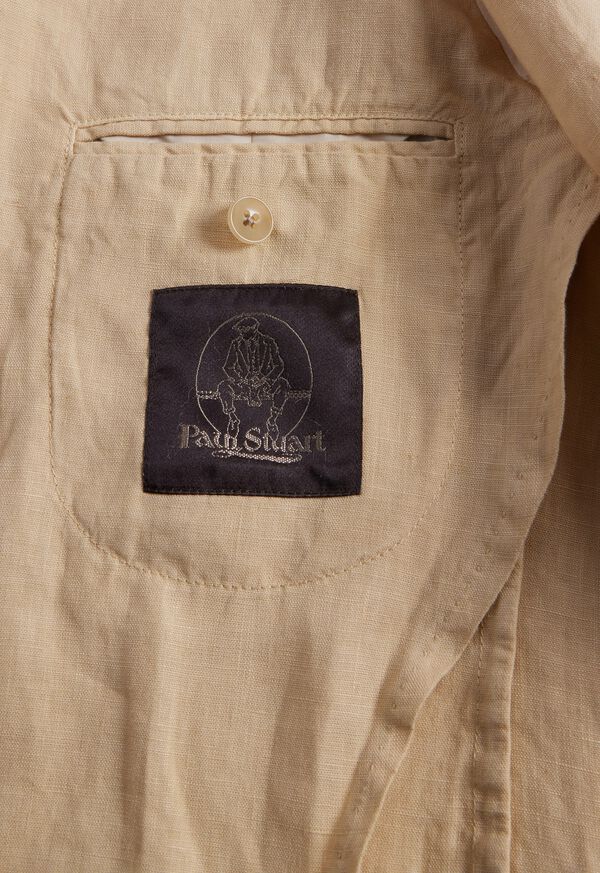 Brown Paul Stuart Linen Garment Dyed | UK_PAUL60147