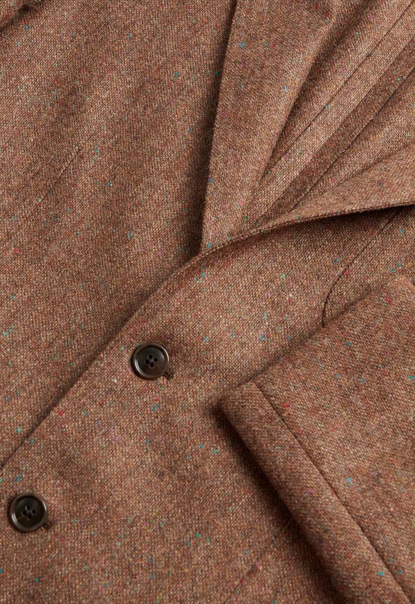 Brown Paul Stuart Shetland Wool Tweed | UK_PAUL47884