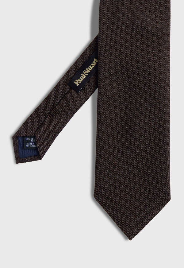 Brown Paul Stuart Solid Silk Garza | UK_PAUL40724