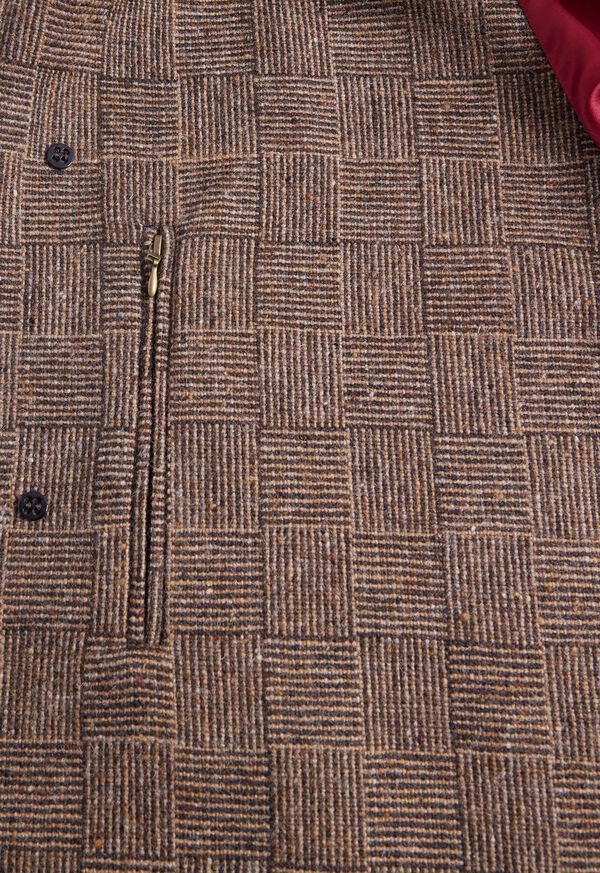 Brown Paul Stuart Wool Parquet Kensington | UK_PAUL28687