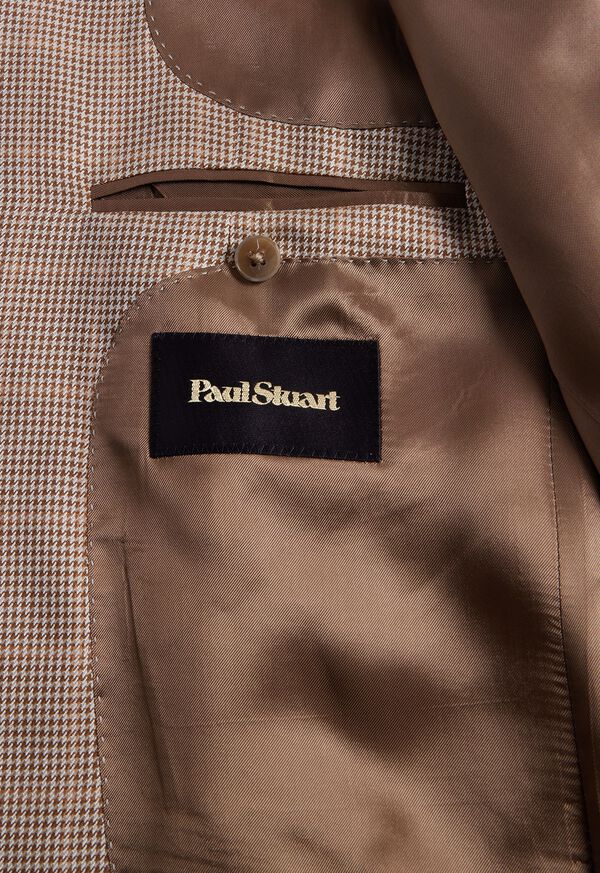 Brown Paul Stuart Wool Silk Plaid | UK_PAUL78461