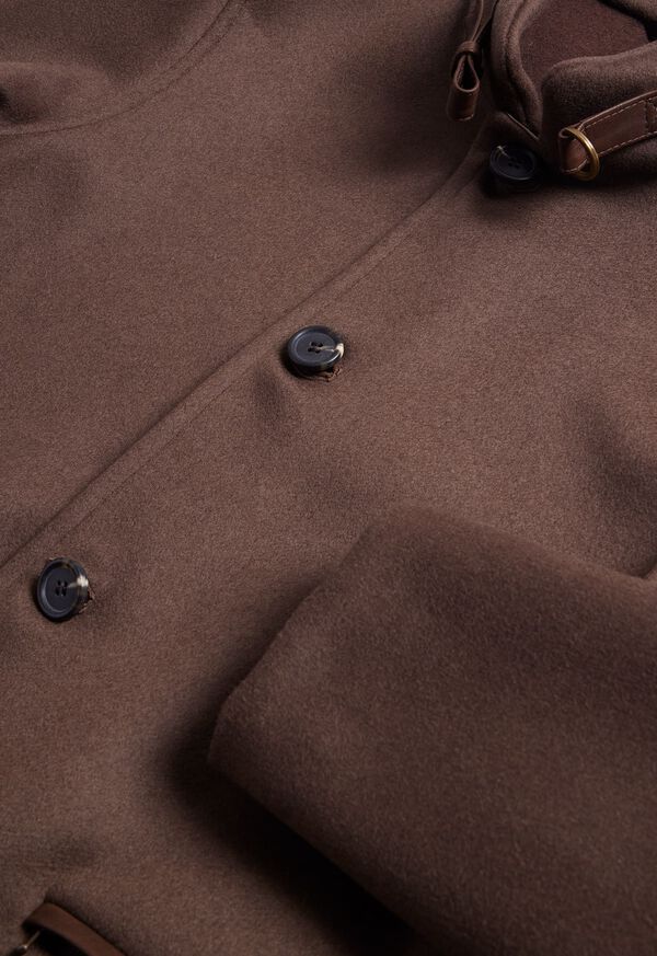 Brown Paul Stuart Wool & Cashmere Double Faced Jacket | UK_PAUL21101