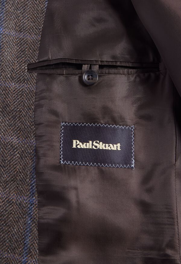 Brown / Blue Paul Stuart Cashmere Windowpane Paul | UK_PAUL69374