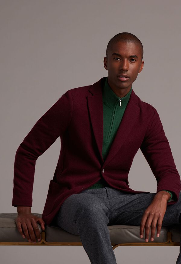 Burgundy Paul Stuart Cashmere Felt | UK_PAUL70774