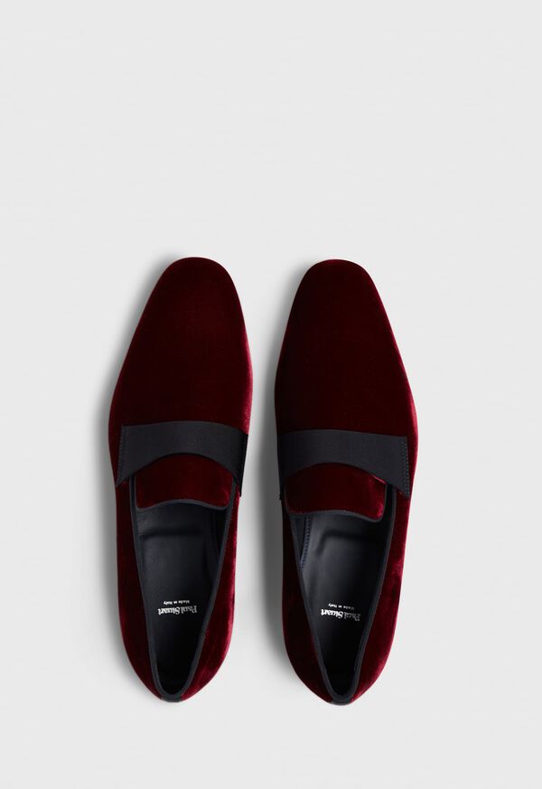 Burgundy Paul Stuart Heron Patent Leather Formal Slip-On | UK_PAUL74171