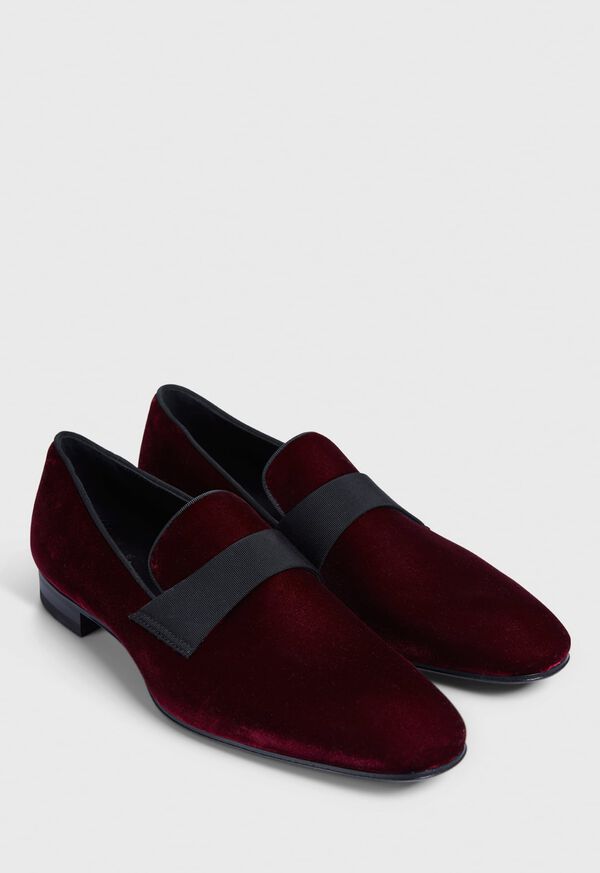 Burgundy Paul Stuart Heron Patent Leather Formal Slip-On | UK_PAUL74171