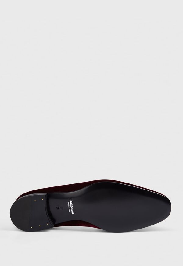 Burgundy Paul Stuart Heron Patent Leather Formal Slip-On | UK_PAUL74171