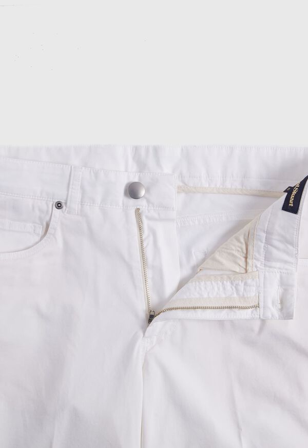 Cream Paul Stuart Five Pocket | UK_PAUL78355