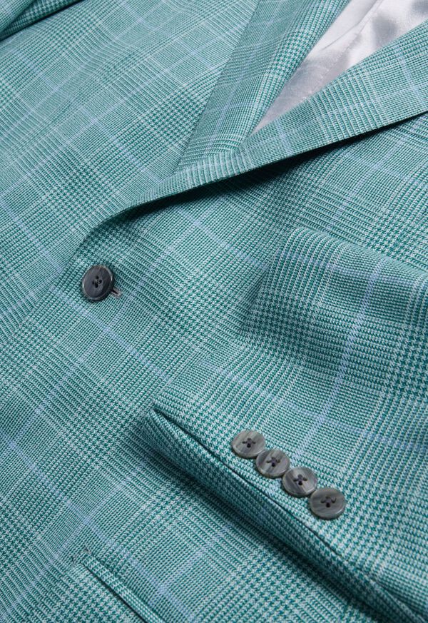 Green Paul Stuart Cashmere Plaid | UK_PAUL46135