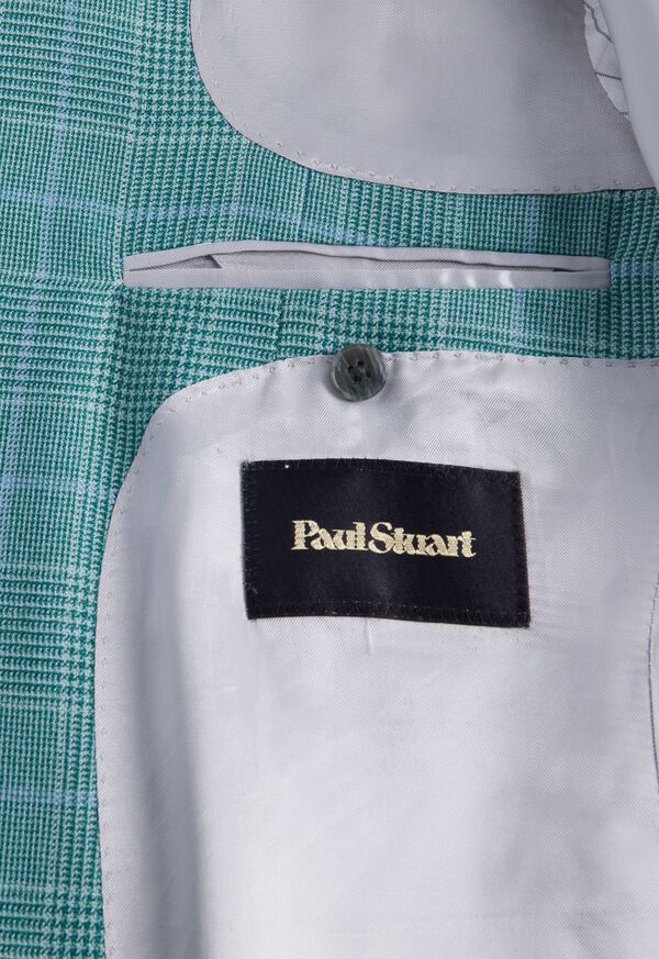 Green Paul Stuart Cashmere Plaid | UK_PAUL46135