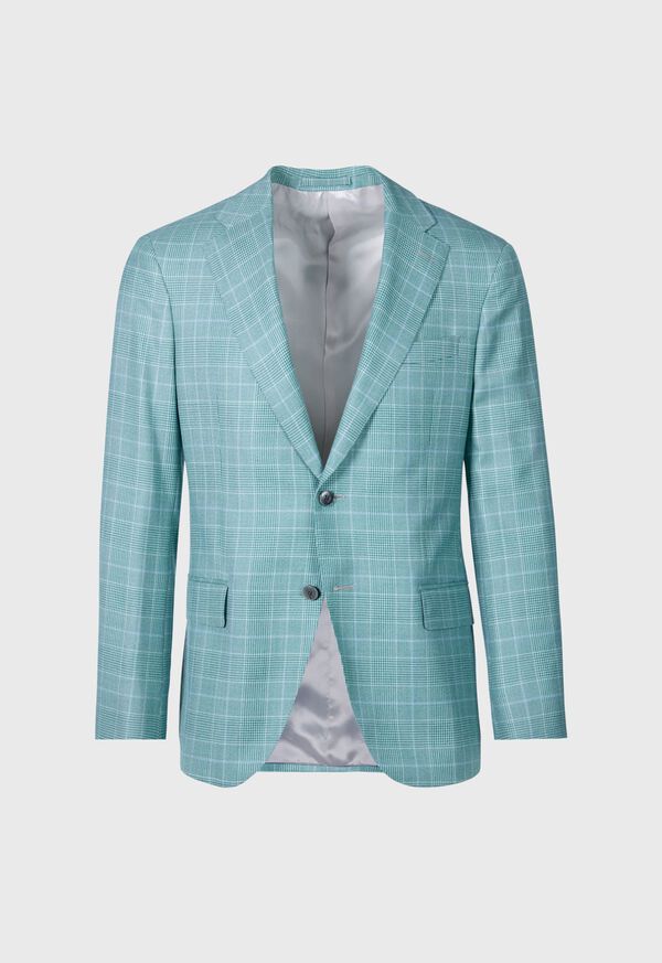 Green Paul Stuart Cashmere Plaid | UK_PAUL46135