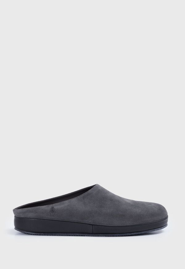 Grey Paul Stuart Hampton Suede Clog | UK_PAUL28316