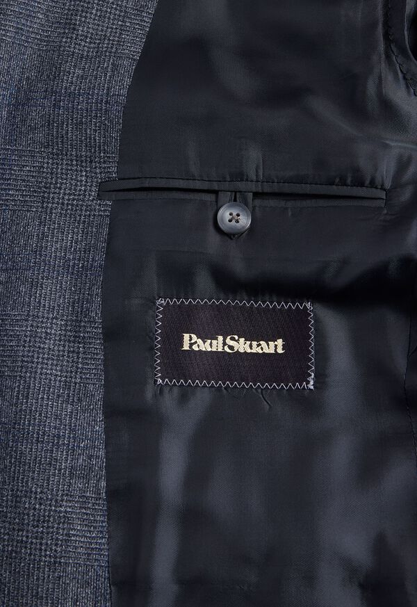 Grey Paul Stuart Wool & Cashmere Plaid Paul | UK_PAUL15021