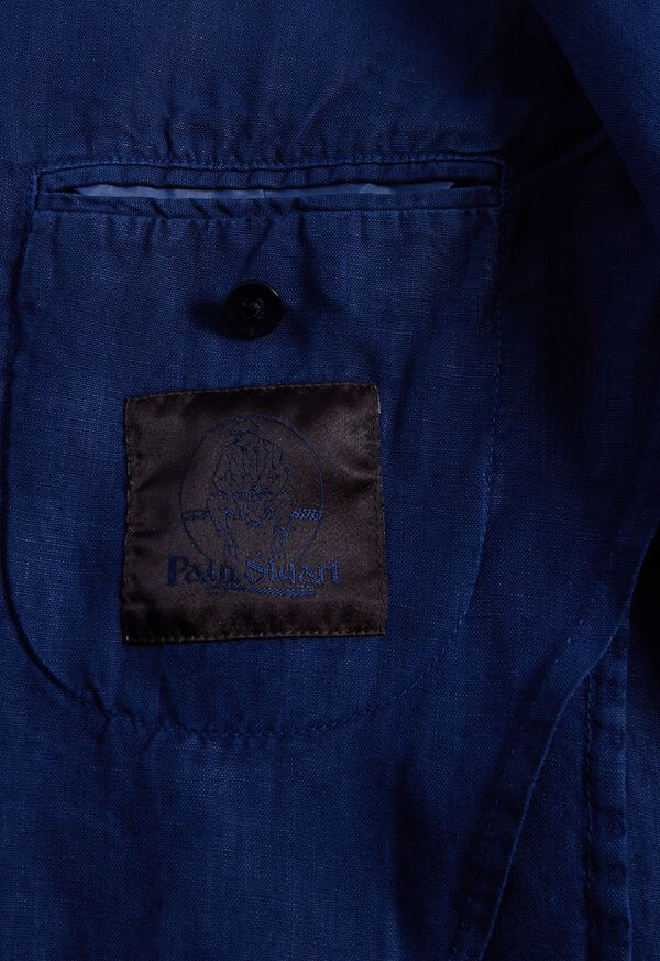 Indigo Paul Stuart Linen Garment Dyed | UK_PAUL89062