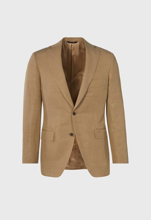 Khaki Paul Stuart Linen & Silk Phillip | UK_PAUL59915