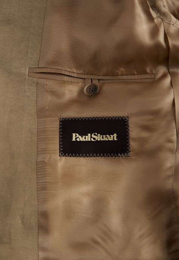 Khaki Paul Stuart Linen & Silk Phillip | UK_PAUL59915