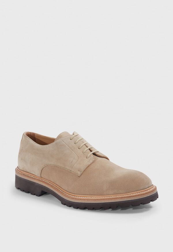 Light Beige Paul Stuart Hunter Suede Derby | UK_PAUL22603