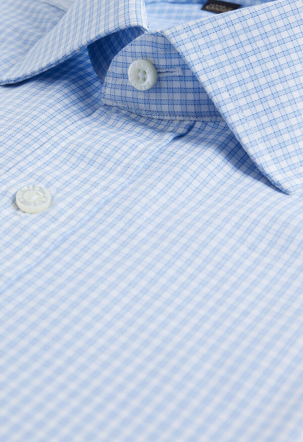 Light Blue Paul Stuart Check Slim Fit | UK_PAUL75750