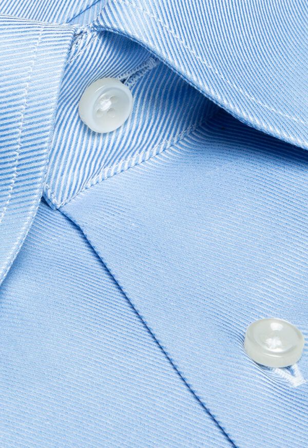 Light Blue Paul Stuart Classic Cotton Twill | UK_PAUL27702