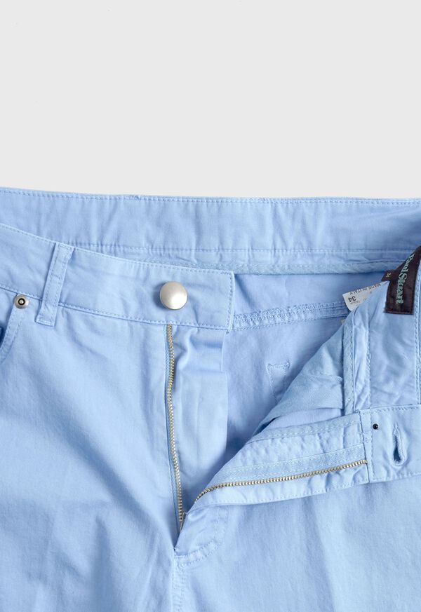 Light Blue Paul Stuart Five Pocket Gabardine Twill | UK_PAUL13329