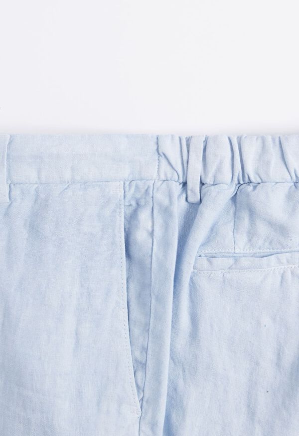 Light Blue Paul Stuart Linen Drawstring | UK_PAUL45353