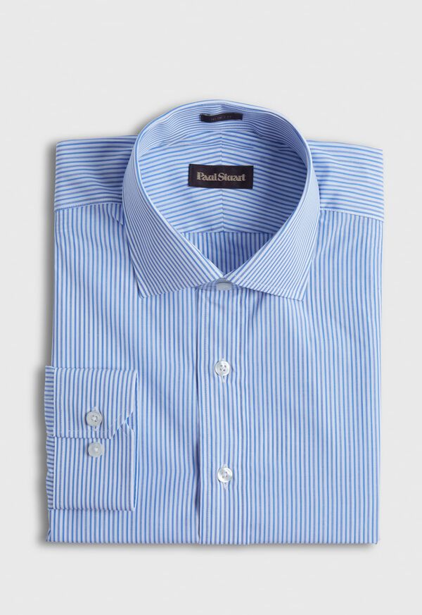 Light Blue Paul Stuart Narrow Stripe Slim Fit | UK_PAUL92182