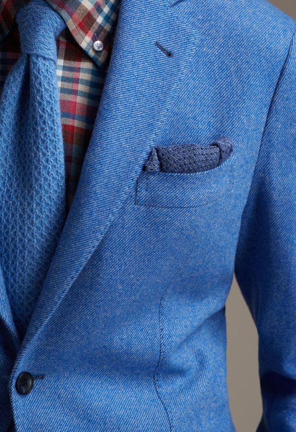 Light Blue Paul Stuart Solid Wool Soft Constructed | UK_PAUL40003