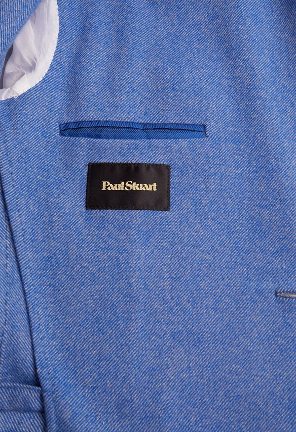 Light Blue Paul Stuart Solid Wool Soft Constructed | UK_PAUL40003