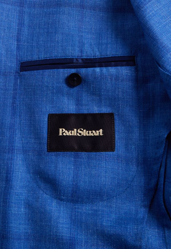 Light Blue Paul Stuart Windowpane Sport | UK_PAUL79083