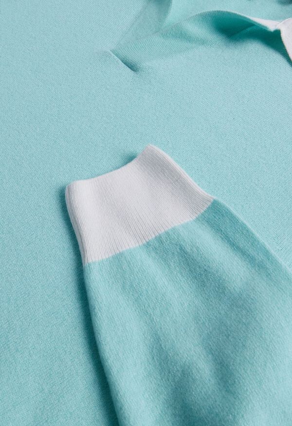 Mint Paul Stuart Cashmere Open Collar Polo | UK_PAUL62300