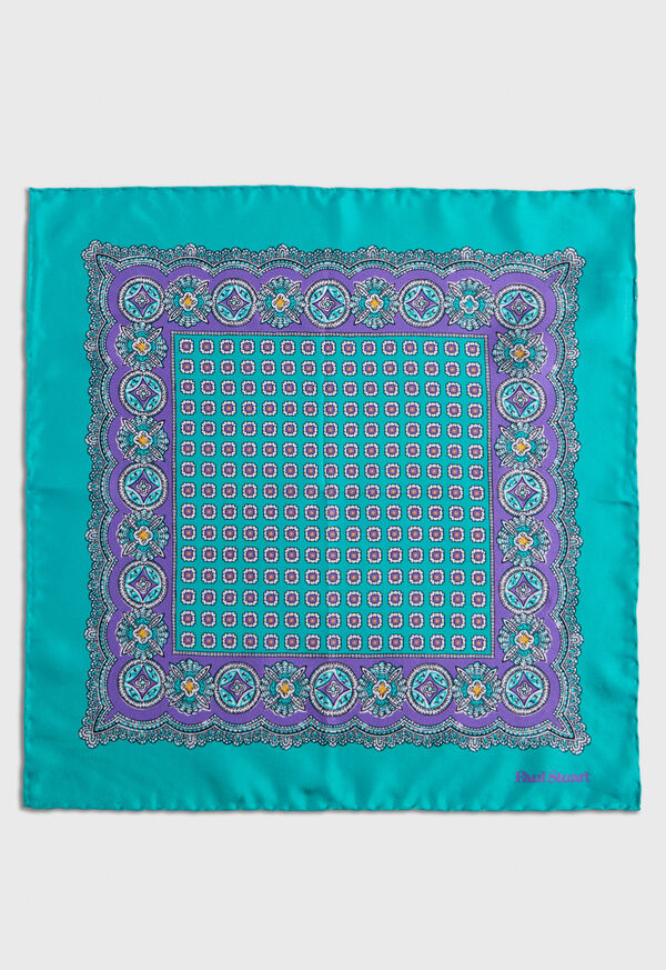 Mint Paul Stuart Silk Twill Medallion | UK_PAUL79557